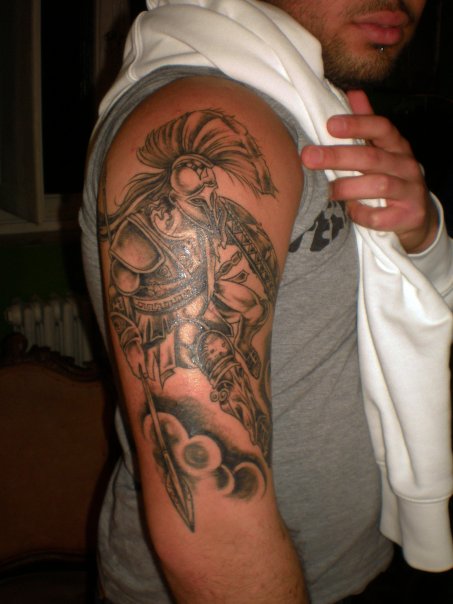 spartan warrior tattoo. tattoos » spartan warrior